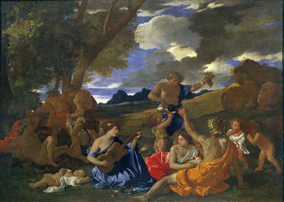 Bacchanalian Scene by Nicolas Poussin